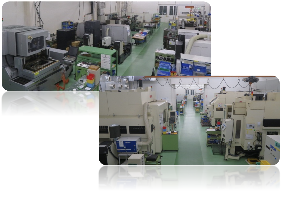 主要加工設備の工場風景の画像